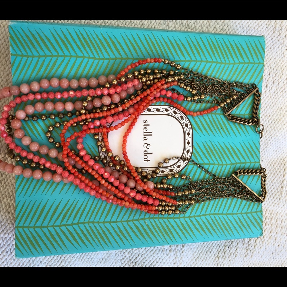 Stella & Dot multi strand necklace